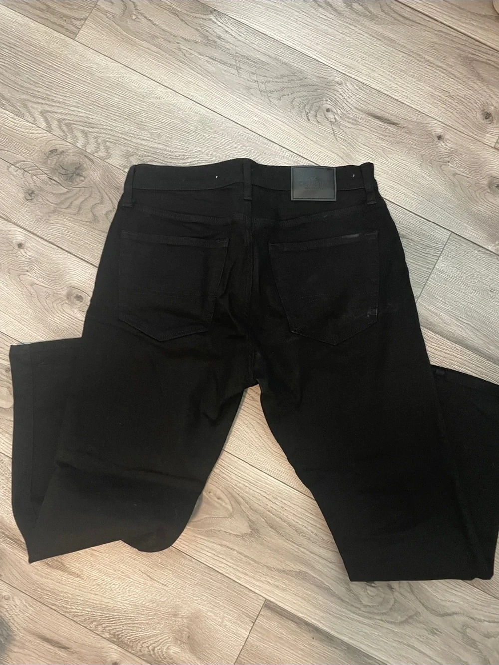 Hollister Men's Black Taper Straight Jeans